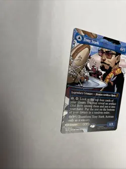 Tony Stark The Invincible Iron Man Nonfoil Superheros Card #0350 MTG LP - Image 5