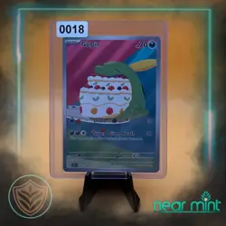 Pokemon TCG Gulpin 154/142 Stellar Crown Illustration Rare Card in NM Condition - Image 3
