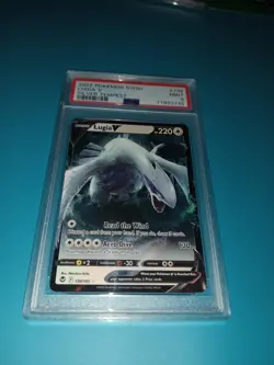 Pokemon TCG Lugia v Ultra Rare Card Swsh12: Silver Tempest PSA 9 - Image 1