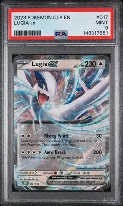Lugia EX 017 Pokemon PSA 9 TRADING CARD GAME CLASSIC - Image 1