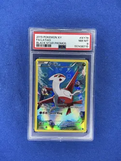 2015 Latias XY78 Black Star Promo Full Art Holo Pokemon Card PSA 8 - Image 1