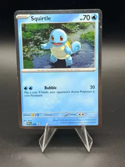 Pokemon SV: Scarlet & Violet Promo Cards Squirtle - (Cosmos Holo) 048 NM - Image 1