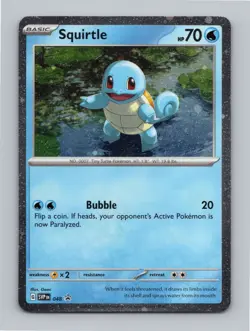 Squirtle - (Cosmos Holo) Promo SV: Scarlet & Violet Promo Cards 048 NM - Image 1
