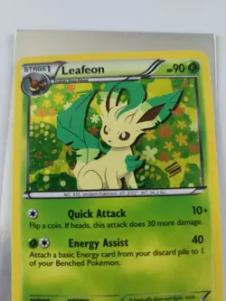Pokemon TCG Leafeon BW87 Black Star Promo Holo Card Black White - Image 5