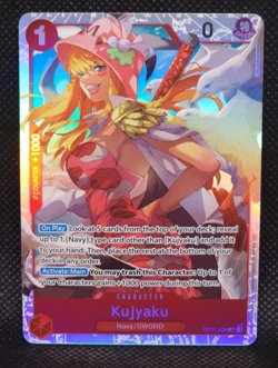 Kujyaku OP11-004 SR ONE PIECE Tcg Card Game NM RED - Image 1