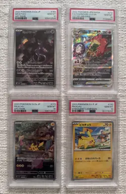 Lot of 4 Pokemon Cards PSA 10 Japanese - Image 1