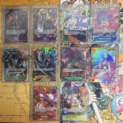 Bandai One Piece Card Game 34 Card Alt Art/SEC Lot English All NM Condition - Image 1
