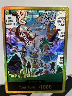 DON!! Card (Egghead) (Gold) The Azure Sea's Seven Foil - Image 1