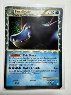 Feraligatr Prime 108/123 HeartGold SoulSilver Holo Card Light Play Condition - Image 1