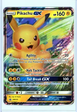 💥 JUMBO Pikachu GX SM232 Oversized Promo Card Holo 2019 Pokemon - Image 1