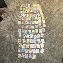 Pokemon cards. Lot of 104 cards. Various sets. - Image 1