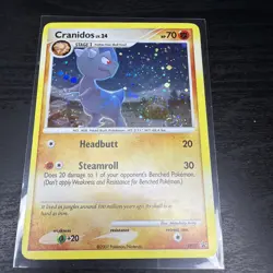 Cranidos DP07 Holofoil Diamond and Pearl Promo NM Pokemon Card GALAXY SWIRL 🍭 - Image 1