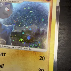 Cranidos DP07 Holofoil Diamond and Pearl Promo NM Pokemon Card GALAXY SWIRL 🍭 - Image 4