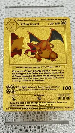 Charizard Pokemon Custom Fan Made Art Card - Image 1