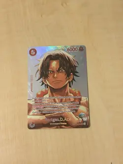 ST15-005 Portgas.D.Ace SR SP OP16 The Time of Battle One Piece TCG English Card - Image 1