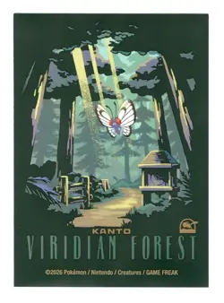 x1 Kanto Region Explore Pokemon - Individual Premium Card Sleeve Pokemon Center - Image 5