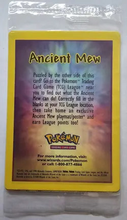 Ancient Mew SEALED Pokemon TCG 2000 Movie Promo Holo Card - VERY RARE - Image 2