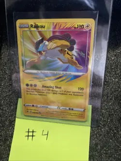 Pokemon Card 2020 TCG Raikou 050/185 Amazing Rare Vivid Voltage Near Mint - Image 1