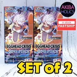 One Piece Card Game EGGHEAD CRISIS 2 Booster Box SET Japanese EB-04 Sealed Japan - Image 1