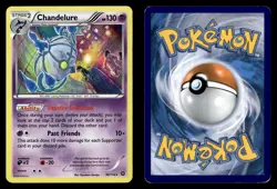 Chandelure 50/114 Rare Holo Steam Siege Pokemon Card - Image 1
