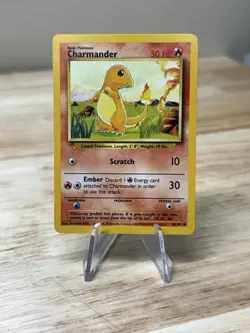 Charmander - 46/102 - Common - Base Set - Pokemon Card - NM - Image 1
