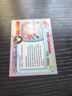 Clefable #36 - BLACK LOGO - NON-HOLO - SERIES 1 - TOPPS Pokemon Card - LP-NM - Image 2