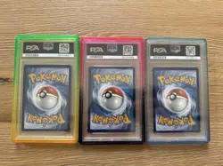 Pokemon Charizard 3 Card Lot SWSH 260 261 262 PSA MINT 9 GUARDS INCLUDED - Image 2