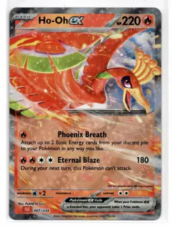 Pokemon TCG Ho-oh ex Pokemon: Trading Card Game Classic 007/034 Holo Classic... - Image 1
