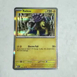 Raikou 048/132 Mega Evolutions Holo Rare Pokemon Card - Image 1