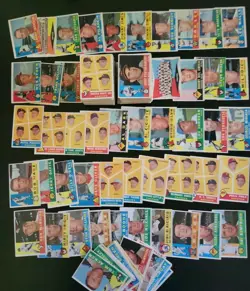 1960 Topps Baseball Cards - 207 Different - A Great Economy Starter Lot - Image 3