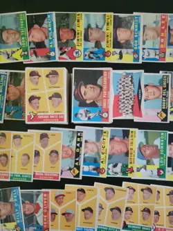 1960 Topps Baseball Cards - 207 Different - A Great Economy Starter Lot - Image 5