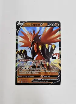 Pokemon Galarian Zapdos V PRIZE PACK Full Art Chilling Reign 080/198 - Image 2