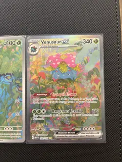 Pokemon SV:151 Bulbasaur 166/165, Ivysaur 167/165, & Venusaur Ex 198/165 - Image 3
