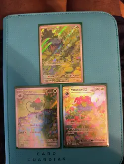 Pokemon SV:151 Bulbasaur 166/165, Ivysaur 167/165, & Venusaur Ex 198/165 - Image 1