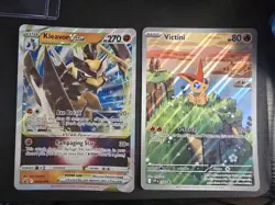 Kleavor SWSH249 & Victini 208 JUMBO Cards Holo PROMOS - Image 1