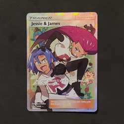 Pokemon TCG Jessie & James 68/68 Hidden Fates Ultra Rare Full Art Holo EN - Image 1