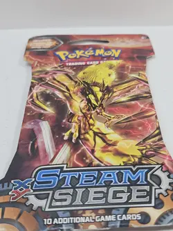 New Pokemon XY Steam Siege SLEEVED Booster Pack 10 Cards - Image 4