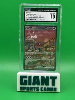 2023 POKEMON SVP EN-SV BLACK STAR PROMO 151 ULTRA-PREM COLL #053 MEW EX CGC 10 - Image 1