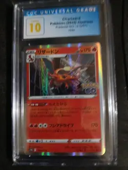 Pokemon TCG Charizard CGC Pristine 10 Blue Label Pokemon Go Card Japanese - Image 1