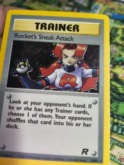 Pokemon Card - Rocket's Sneak Attack Team Rocket 72/82 Unlimited Rare Lp-mp - Image 3