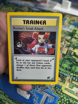 Pokemon Card - Rocket's Sneak Attack Team Rocket 72/82 Unlimited Rare Lp-mp - Image 4