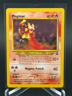 Pokemon Wotc Black Star Promo # 44/53 MAGMAR NP MINT!!! - Image 2