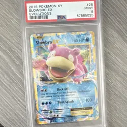 Pokemon TCG Slowbro EX 26/108 Evolutions Ultra Rare Holo PSA 9 English - Image 1
