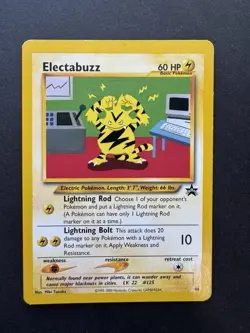 Pokemon Electabuzz Black Star Promo #46 WOTC Vintage - Image 1