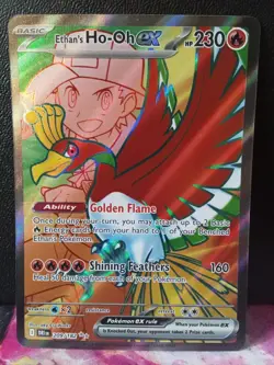 Ethan's Ho-Oh ex 209/182 Ultra Rare Destined Rivals Pokemon Near Mint - Image 1