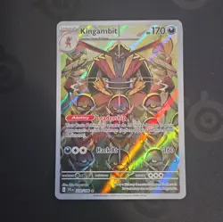 Kingambit 220/198 Illustration Rare Scarlet & Violet Pokemon Holo Near Mint - Image 1
