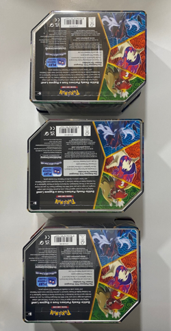 Pokemon Divergent Powers Tins Set of 3 Sealed Decidueye Samurot Typhlosion - Image 2