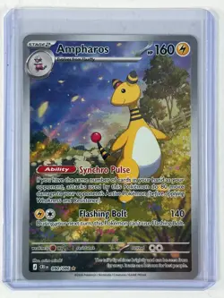 Ampharos 090/086 Holo Illustration Rare Chaos Rising Pokemon Near Mint - Image 1