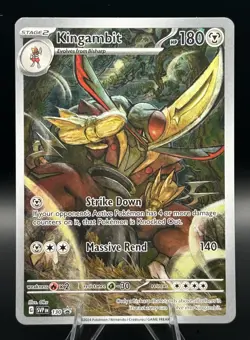 Kingambit 130 Holo Black Star Promo Scarlet & Violet Pokemon Holo Near Mint 130 - Image 1