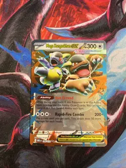 Pokemon Mega Khangaskhan EX 104/132 Mega Evolutions Card - Image 1